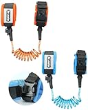 Dr.meter 2 Stück Kinder Leine, 1.2M Leine für Kinder 360 ° Drehbar Anti-verloren Gürtel...