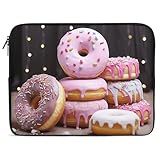 Laptophülle, Tragetasche, Donut-Kuchen, stoßfest, Computertasche, 13 Zoll (33 cm), wasserdicht,...