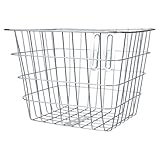 iplusmile Fahrradkorb Vorne aus Rostfreiem Eisen Stabiler Einkaufskorb für Lenkermontage Passend...