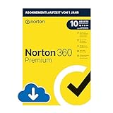 Norton 360 Premium 2024 | 10 Geräte | Antivirus | Secure VPN | Passwort-Manager |...