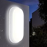 IEGLED 18W Kellerlampe LED Feuchtraumleuchte，IP65 Wandleuchte LED Wasserdicht，Neturalweiß 4000K...