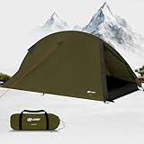 EXPLORER Dakota 1-2 Personen Zelt kleines Packmaß Ultraleicht für Fahrrad Motorrad Reise 3000mm...
