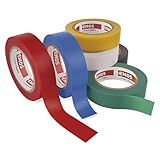 EMOS - PVC-Isolierband Mix 6er Pack, 15mm, 8m - isolierendes Klebeband Multicolor-Set für...