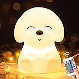 One Fire Nachtlicht Kinder, Kawaii 16 Farben Nachtlicht Baby,LED Stilllicht Dimmbar,1200mAh Akku...