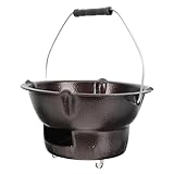 UPKOCH Gusseisen Grill und Heizofen Holzkohle Bbq Ofen für Zuhause Multifunktionale Verwendung...