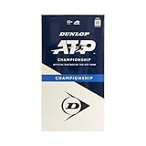 DUNLOP Tennisball ATP Championship - für Sand, Hartplatz und Rasen (2x4 Bälle)