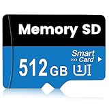 Locpof SD Karte 512GB Mini Speicherkarte TF Karte Große Kapazität SD Card Wasserdicht Memory Card...