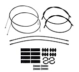 P4B | Komplettes Schaltzugset - Außenhülle = 2X 600 mm + 2X 300 mm | Universell einsetzbar Dank...