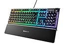 SteelSeries Apex 3 - Gaming Tastatur - 10-Zonen RGB-Beleuchtung - Premium magnetische...