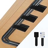 Abnii 50 Stück Kabelmanagement Schreibtisch, Kabelbinder Selbstklebend Klettband Kabel Organizer...