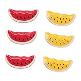 STOBAZA 6 Stück Teiliges Keramik Essstäbchenhalter Wassermelonenform Kreatives Design Praktischer...