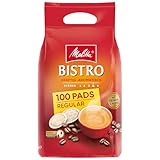 Melitta Café Bistro Röstkaffee in Kaffee-Pads, 100 Pads, Kaffeepads für Pad-Maschine, starke...