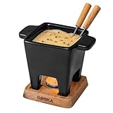 Boska - Käsefondue set klein 2 personen - Nero Tapas Fondue Klein Teelichter - 300 ml Inhalt für...
