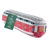 #DoYourYoga Zylinder Yogabolster mit Bio Buchweizenspelz (KBA), 68cm x 22cm, waschbarer Bezug aus...
