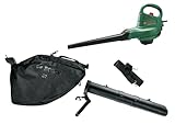 Bosch elektrischer Laubsauger/Laubbläser UniversalGardenTidy 3000 (3000 W, Fangsack 50 l,...
