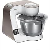 Bosch Küchenmaschine Serie 4 MUM5XW20, Edelstahl-Schüssel 3,9 L, integrierte Waage, Mixer 1,25 L,...