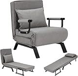 Hetpar Sofa,Schlafsessel 3 in 1 mit bettfunktion, Gästebettfür, Schlafsofa mit Bettfunktion,...