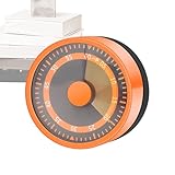 Küchentimer – 2,3 Zoll 304 Edelstahl Stoppuhr | Metall-Countdown – 60 Min. Präziser und...