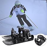 Kurze Mini Ski Skates, Kombinieren Von Skates Mit Ski, Herren Skier Mit Bindung Alpin-ski for Schnee...