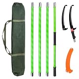 Astsäge mit Teleskopstiel, 4m Handsäge Höhenverstellbar Manueller Trimmer, Handstielsäge mit...