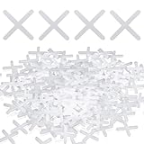 500 Stück Weiß Fliesenkreuze, 3mm Kunststoff Fugenkreuze, Dekorative Fliesen,...