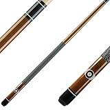 Winsport Billard Queue Eight-Ball mit Profi-Klebeleder 13 mm, 147 cm Pool Cue, 2 teiliger Queue mit...