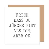Edition Seidel Premium quadratische Geburtstagskarte mit Umschlag. Glückwunschkarte Karte mit...