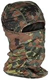 MFH Balaclava, Mission, 1-Loch, (Polyester, Flecktarn)