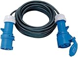 Brennenstuhl CEE-Verlängerungskabel 10m H07RN-F 3G1,5 (CEE-Kabel mit CEE-Stecker und Kupplung mit...