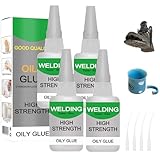 Sekundenkleber Extra Stark,50g Mächtiger Universalkleber, Hochfester Ölbasierter...