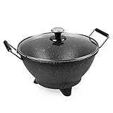 Princess Stir-Fry Elektro-Wok - 1400 Watt, 7 Liter, 35 cm Durchmesser, Regulierbarer Thermostat,...