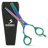KATX Effilierschere, Professionelle Friseurschere zum Ausdünnen und Schneiden von Haaren, Edelstahl...