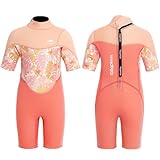 Gogokids Shorty Neoprenanzug Kinder, 2,5mm Neoprenanzüge Rückenreißverschluss Kleinkinder Kurze...
