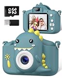 Kinderkamera, Gofunly Kinder Kamera 1080P 2,0-Zoll-Bildschirm Fotoapparat Kinder mit 32GB-Karte...