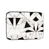 XLEWSIEU Laptophülle mit Marmor-Textur, schlankes und leichtes Design mit Reißverschluss, ideal...