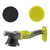 RYOBI 18 V ONE+ Akku-Exzenter-Polierer PRO R18P-0 mit Wachs- und Polierpad | Polierteller 125 mm |...