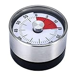 GNAUMORE Delstahl Countdown Timer,Mechanischer Und Magnetischer Timer,Kurzzeitmesser...