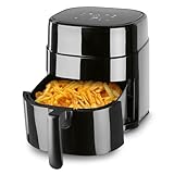 GOURMETmaxx Heißluftfritteuse 4,5L – Airfryer 1400W mit digitalem Farbdisplay, Timer,...