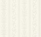A.S. Création Hermitage 10 Vliestapete Barock-Optik 10,05 x 0,53 m – Creme, Grau, Silber–...