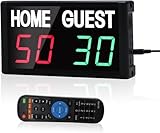 GAN XIN Anzeigetafel Elektronische, Tragbare LED Anzeigetafel 1.8 Zoll Digitale Scoreboard mit...
