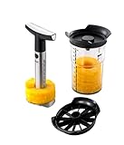 GEFU Ananasschneider Professional Plus - Messer und Schäler Set für Ananas - Edelstahl Schneider...