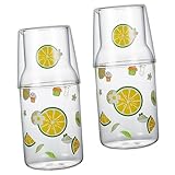 OKUMEYR 2 Sätze für einen trinken Wasserkocher saftglas tea mug tinkflasche tea cups Kühlschrank...