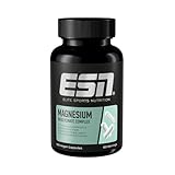 ESN Magnesium Caps, 120 Kapseln, 300 mg Magnesium pro Tagesportion zum Schutz vor Muskelkrämpfen,...