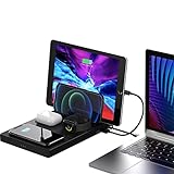 100W Kabelloses Ladestation, TiToK QI Wireless Charger, 5 in 1 drahtlose Ladegerät (mit 100W...