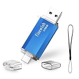 Type C USB Stick 128gb, 2 in 1 USB C Speicherstick 128 GB Tragbar USB 2.0 Pen Drive 128gb Für...