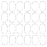 Aeuezxx Duschvorhangringe, 24 Stück Duschvorhang Ringe, C-förmige Duschvorhang Halterung,...