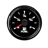 KAOLALI Kraftstoffanzeige, Kraftstoffstandsanzeige 52 mm 0-190ohm 240-33ohm Universal für Auto Boot