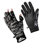 SUJAYU Angelhandschuhe für Herren und Damen, Eisangeln, Jagdhandschuhe für Herren, kaltes Wetter,...