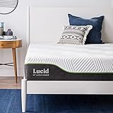 LUCID Hybrid Latex Matratze, H3, 25cm hoch – Taschenfederkernmatratze mit Gel Memory Foam &...