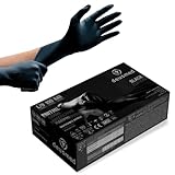100er | schwarze Nitril-Handschuhe | Deusmed (S)